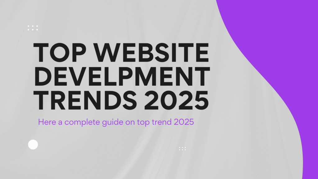 Top Web Development Trends in 2025 Every Business Should Know